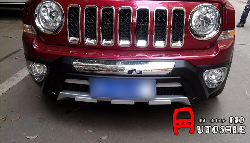 Накладка на переднюю противотуманную фару из АБС пластика 2 шт. для Jeep Patriot 2011 2012