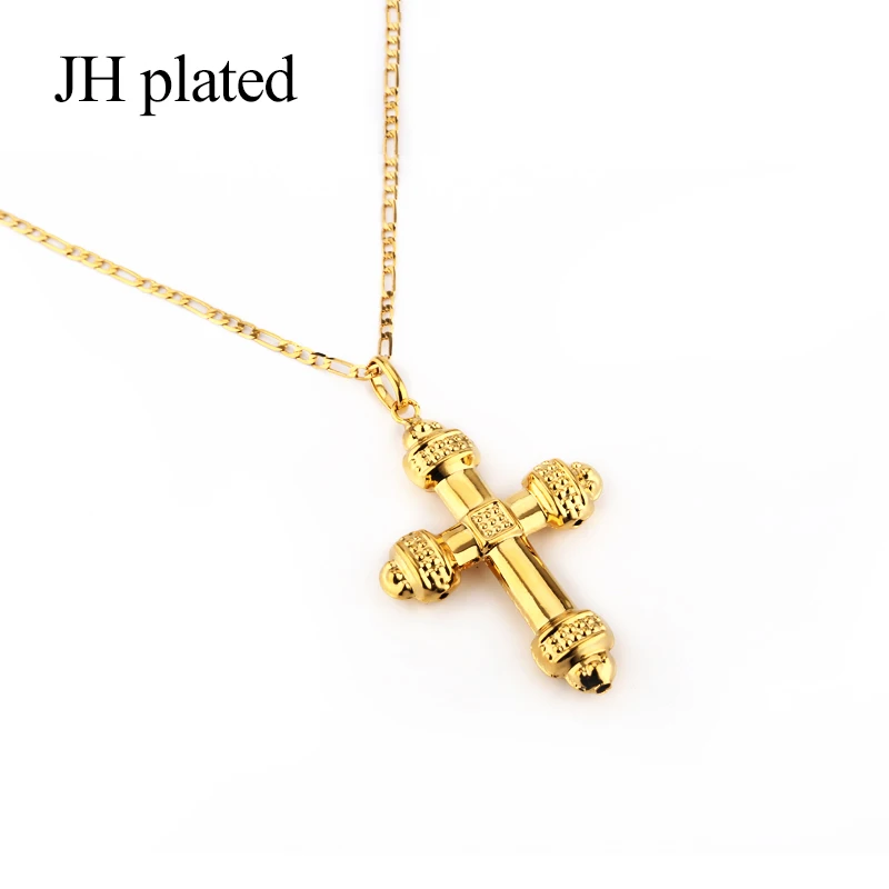 JHplated 2019 новые модные ювелирные изделия золотой цвет распятия Иисуса религиозный