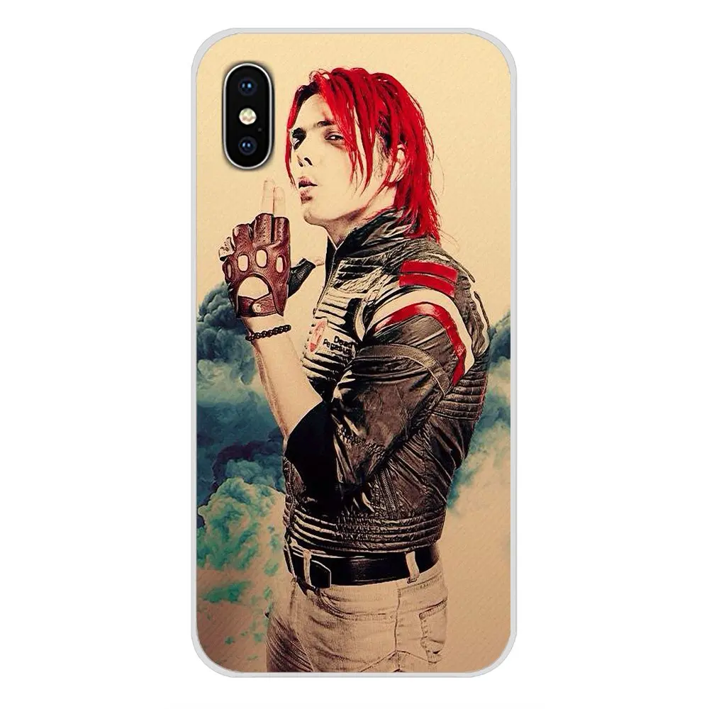 images 7 Для Apple iPhone X XR XS MAX 4 4S 5 5S 5C SE 6 6S 7 8 Plus ipod touch 5 6 TPU чехол Gerard Way My Chemical Romance MCR Rock - Цвет: images 7
