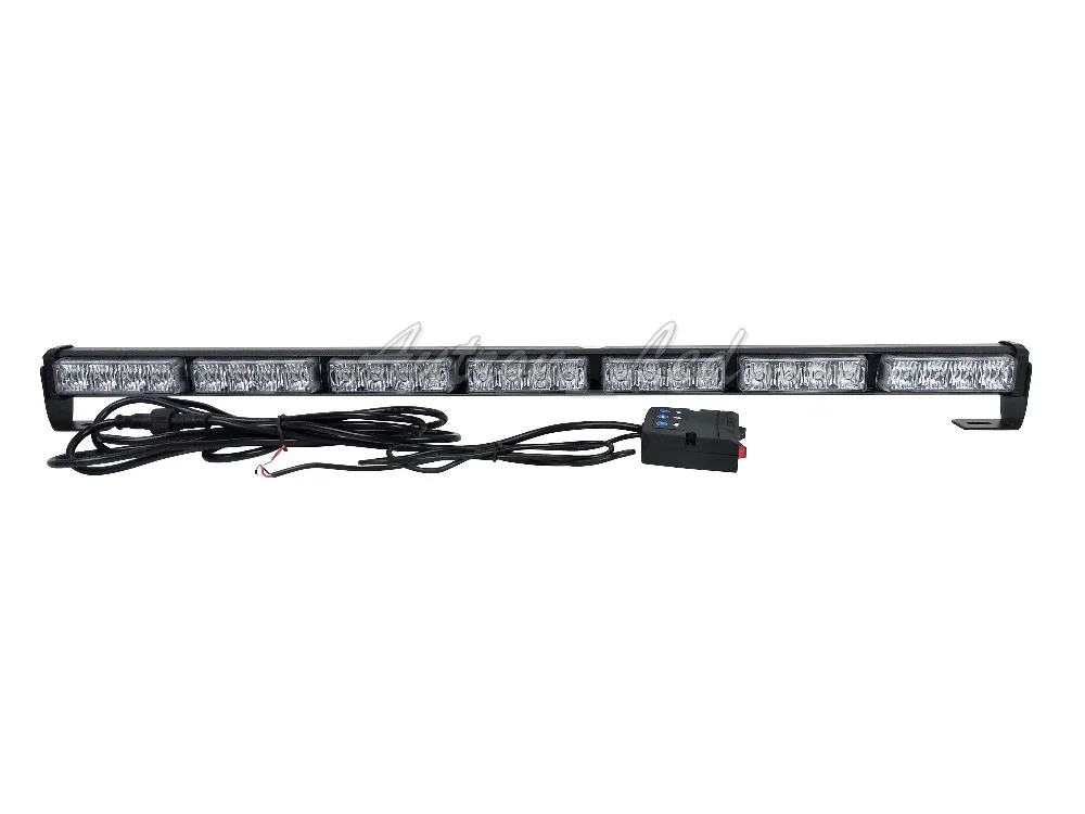 2" /30"/3" /38"/4" /47"/5" светодиодный аварийный автомобильный стробоскопический светильник-бар для контроля за движением, направленный Предупреждение ющий мигающий светильник s Amber Trucks