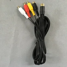 FZQWEG S Video AV RCA аудио видео кабель для консоли SEGA Saturn|Кабели|