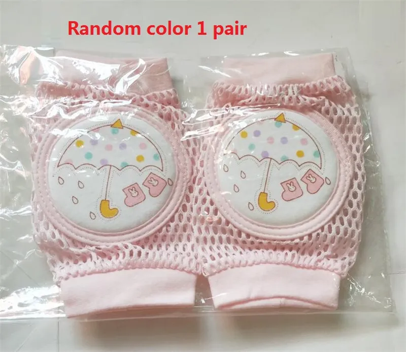 Модные детские сетчатые наколенники для безопасности - Цвет: color random 1pair