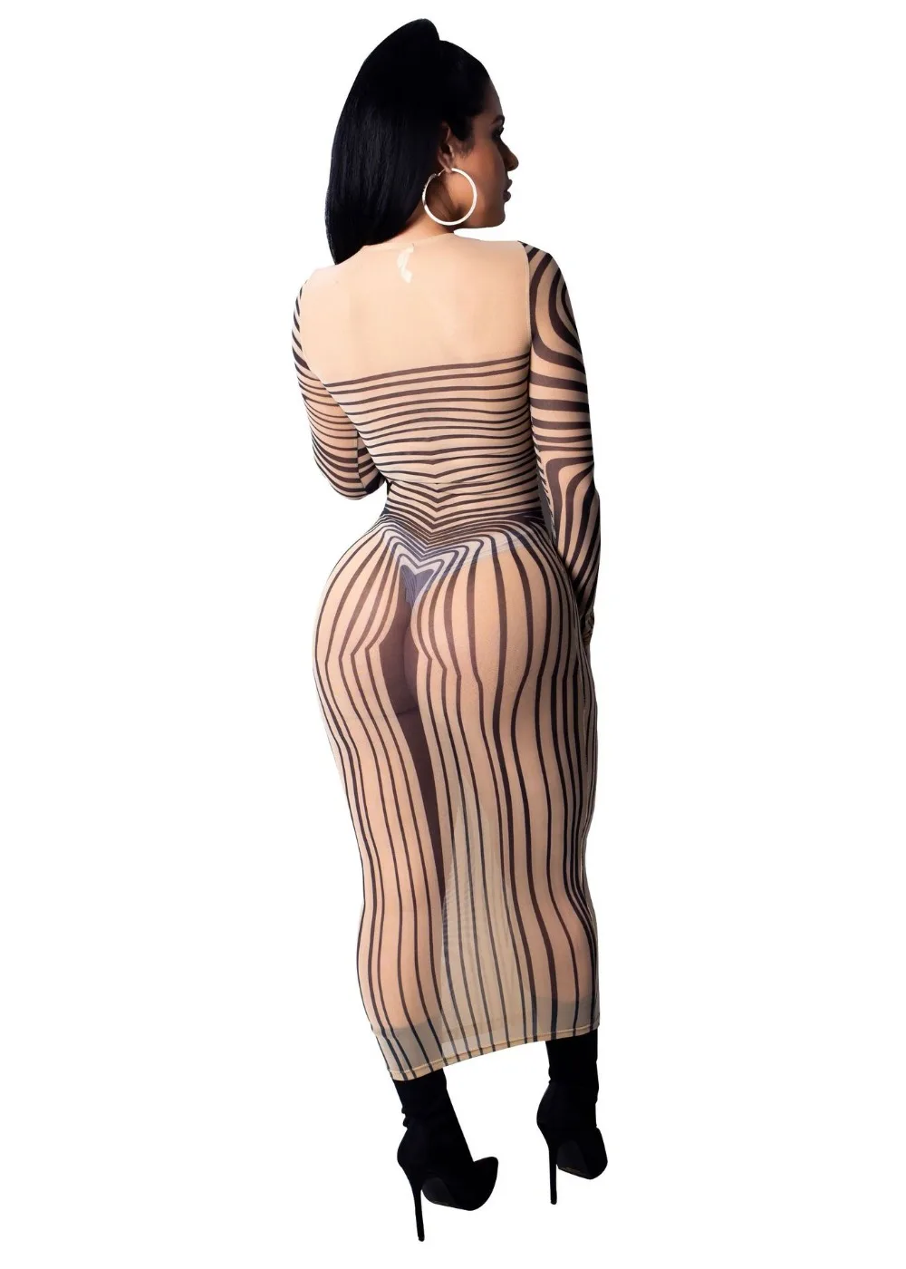 2019 модные женские туфли летние с длинным рукавом платья вечерние ночной клуб