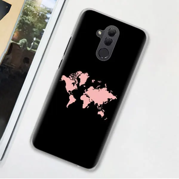 Карта мира, план путешествий, чехол для телефона huawei mate 10 20 Lite 20 Pro P30 Pro P30 P20 Lite P Smart Plus, чехол, чехол - Цвет: 11
