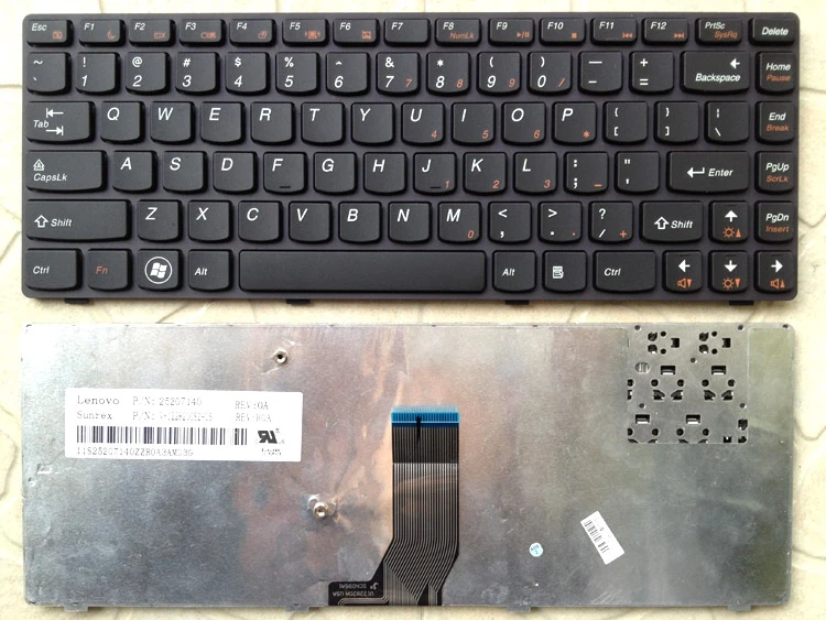 

New Original for Lenovo Ideapad Y480 Y480A Y480M Y480N Y480P US keyboard black English layout