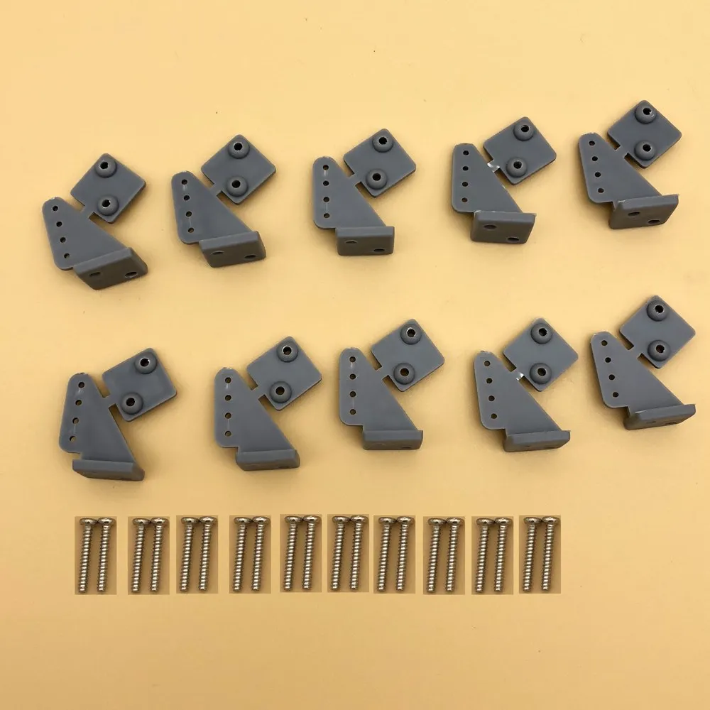 DIY RC Plane Parts Servo Horn With Screws 10 Pcs 3 Color Options | Игрушки и хобби