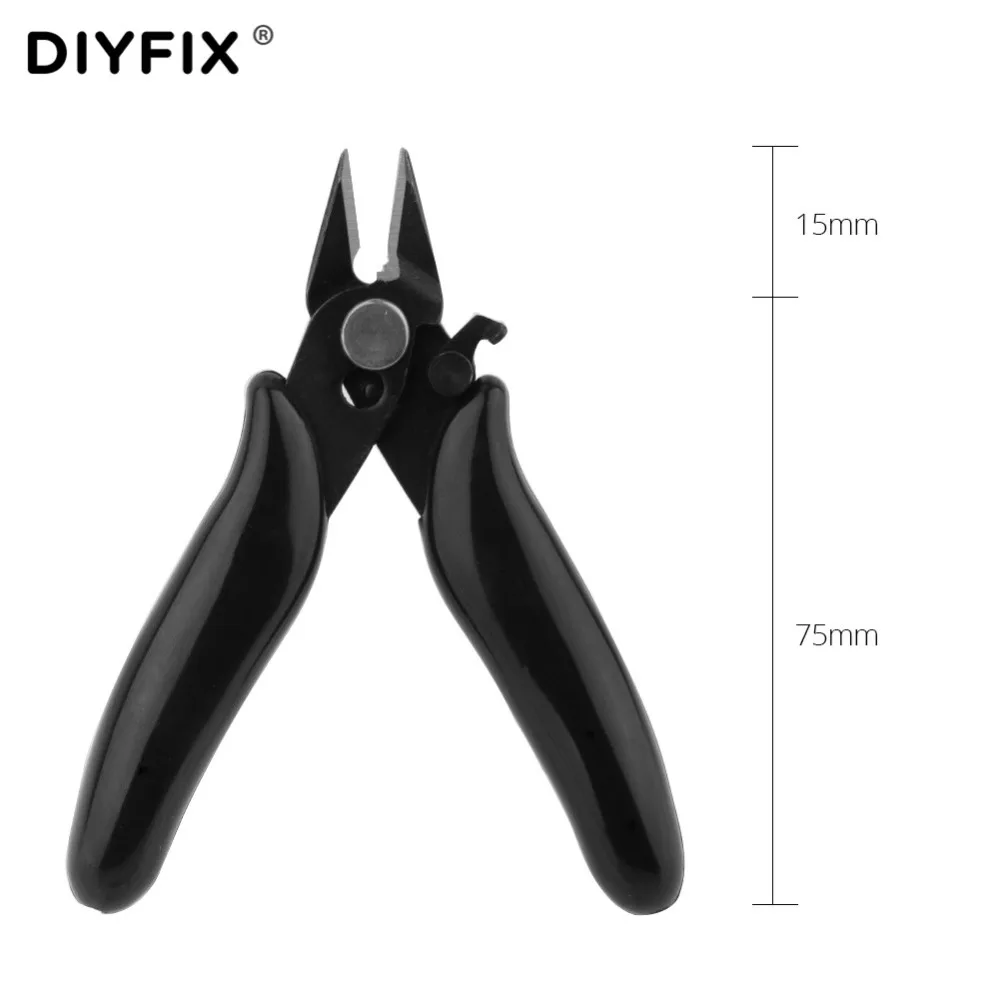 DIYFIX миниатюрные режущие плоскогубцы ножницы для проводов и кабелей с защитным