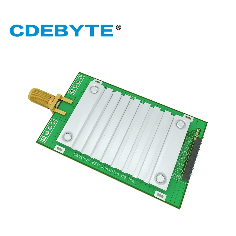 Беспроводной приемопередатчик UART AX5043 433 МГц 2 Вт SMA антенна IoT uhf радиочастотный