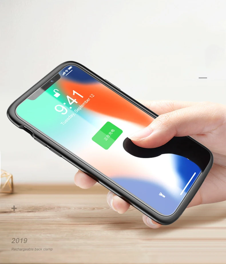 Для iPhone 6 6s 7 8 Plus зарядное устройство чехол для X XS Max XR тонкий силиконовый запасной