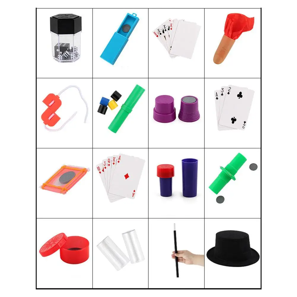 Fun стартер фокусы набор магов шляпы магия комплект 150 для детей Детские игрушки