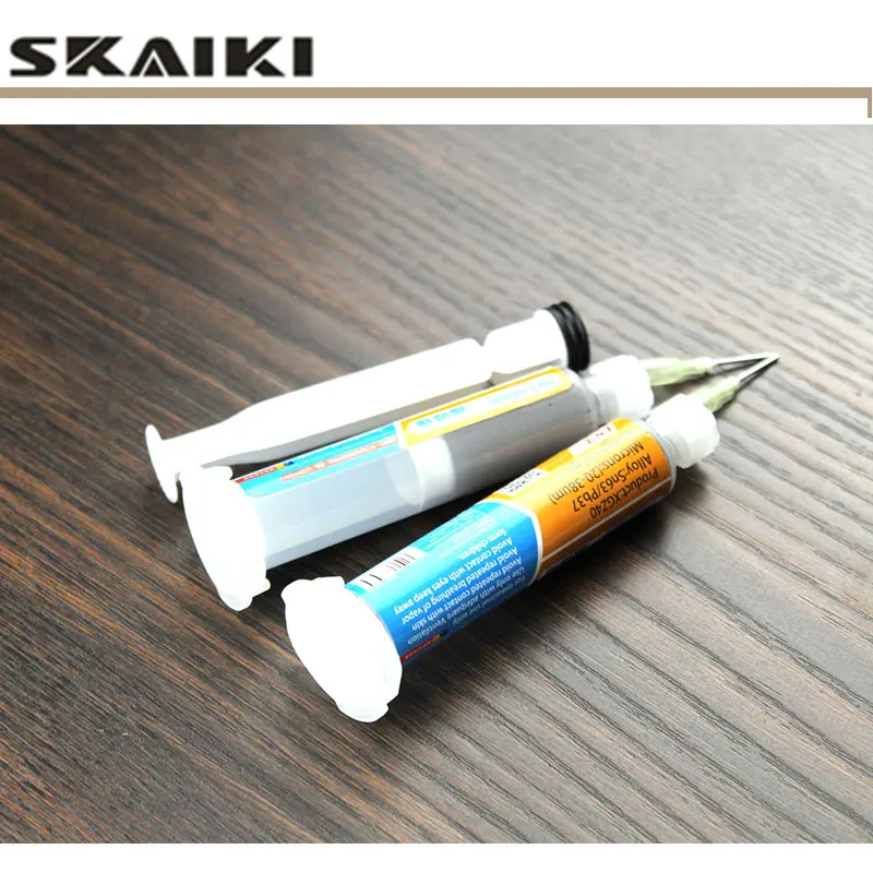 Шприц поток 10CC олова XG z40 флюс паяльной пасты Sn63/Pb37 + поршень иглы для PCB SMD