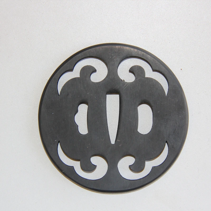 Nihonto фитинги японский самурайский меч Tsuba Катана ручная защита Металлический