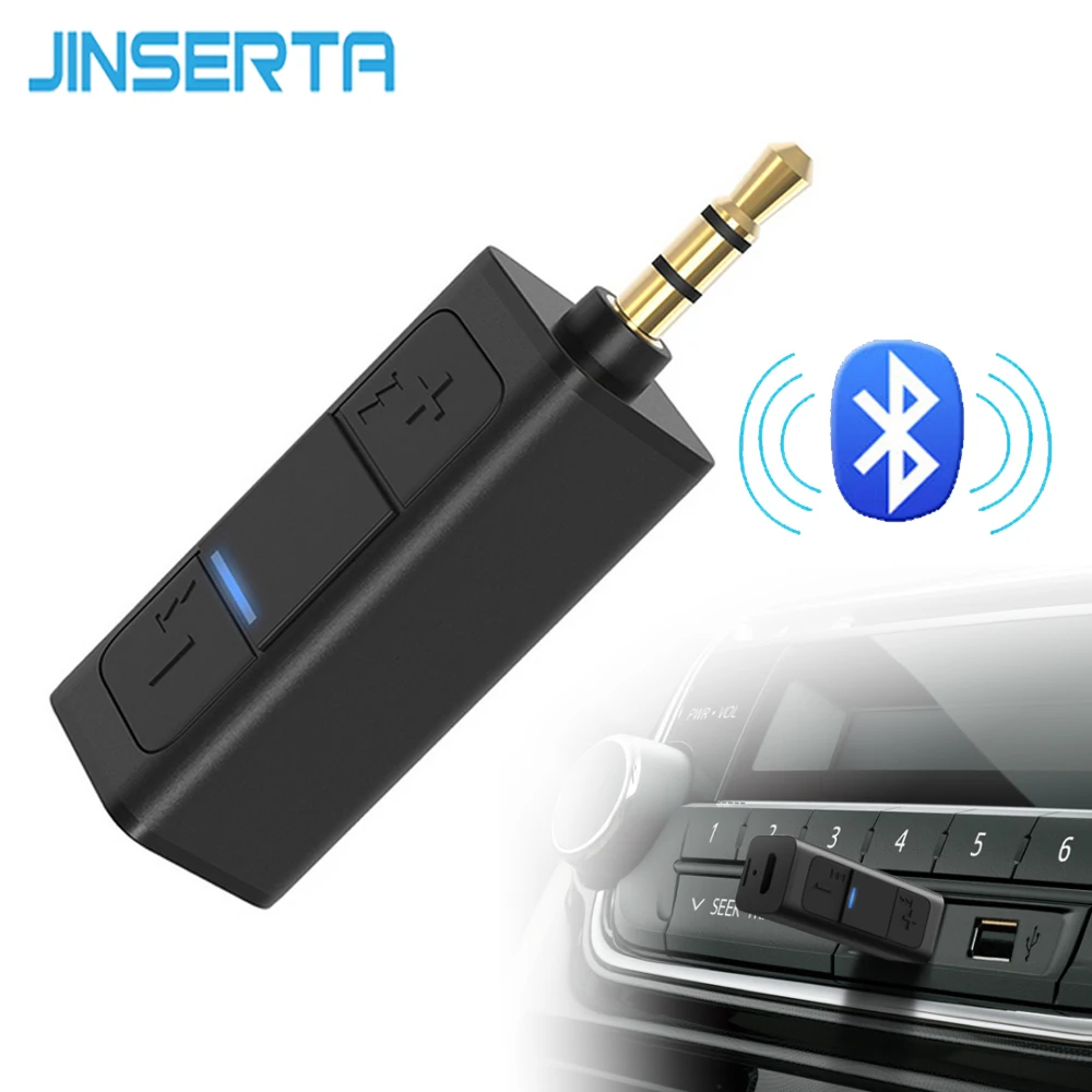 JINSERTA Bluetooth приемник 5 0 Aux 3 мм аудиоприемник беспроводной адаптер конвертер для