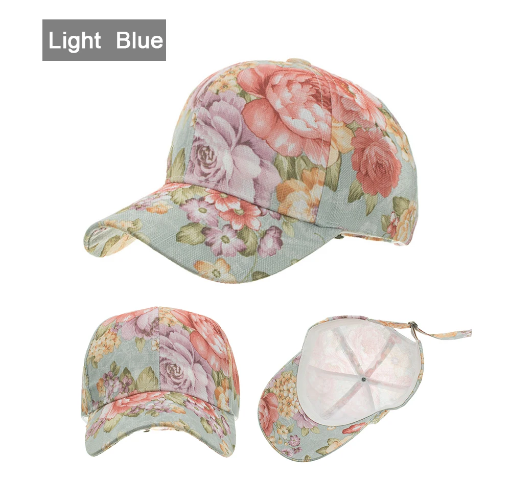 Joymay Новое поступление Сетчатая бейсболка женская цветочная Snapback летняя сетчатая кепка Повседневная Регулируемая Кепка s Прямая принимается B554