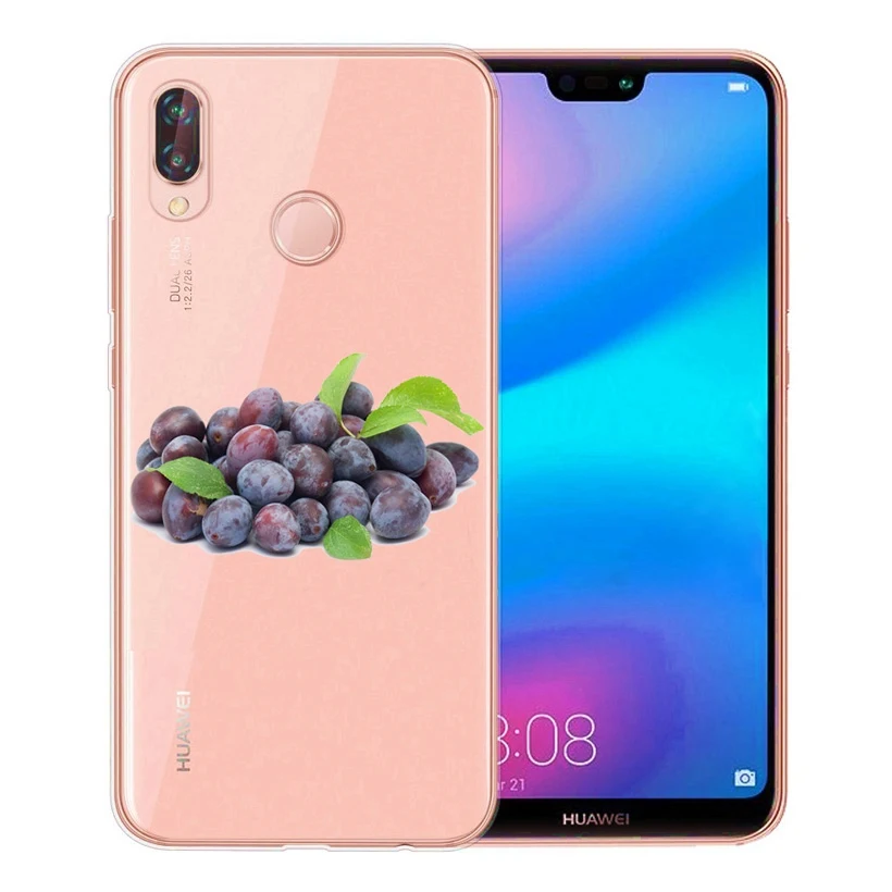 Case For Huawei Honor 7A 8A 8X 8C 9 10 Mate 20 P9 P10 lite/P8 Lite Y5 II Nova 3 Soft Paint TPU Fruit pattern Cover AC656 |