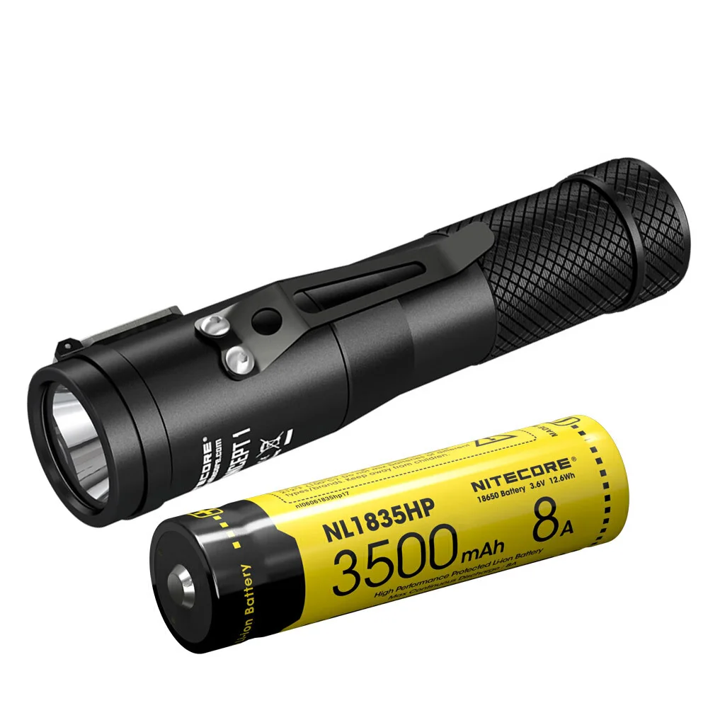 NITECORE C1 Concept 1 Новый тактический светильник для вспышки CREE XHP35 HD E2 светодиодный Макс