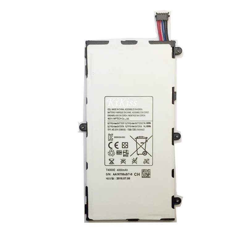 Планшетный аккумулятор 4000 мАч для samsung Galaxy Tab 3 7,0 SM T210 T211 T215 GT P3210 P3200 литий-полимерный аккумулятор T4000E