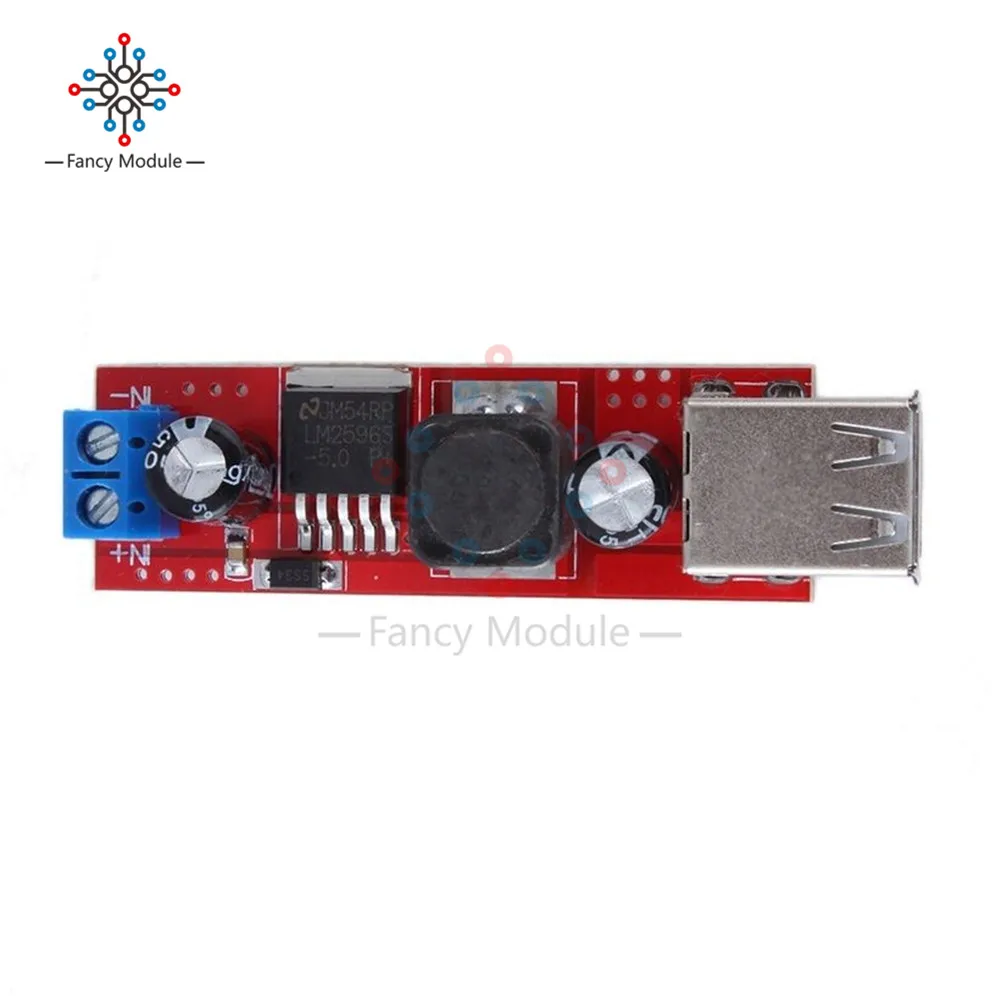 Регулируемый понижающий модуль питания LM2596 регулируемый 3 а регулятор