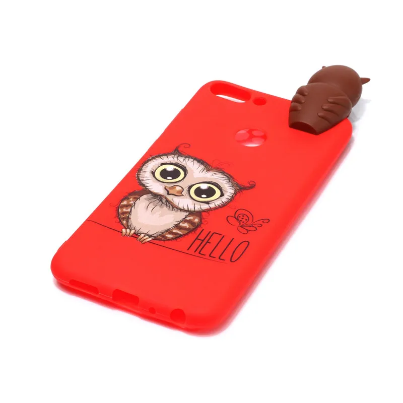 Для Huawei P умный чехол для Coque Smart/Enjoy 7S Чехол Fundas мультфильм 3D кукла игрушки конфеты