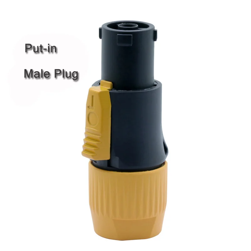 Бесплатная доставка DHL 100 шт./лот водонепроницаемый 3 PIN Powercon мужской/женский