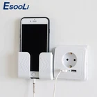 Зарядное устройство EsooLi настенная розетка USB с двумя USB-портами, европейская розетка, 2 А, зарядная док-станция