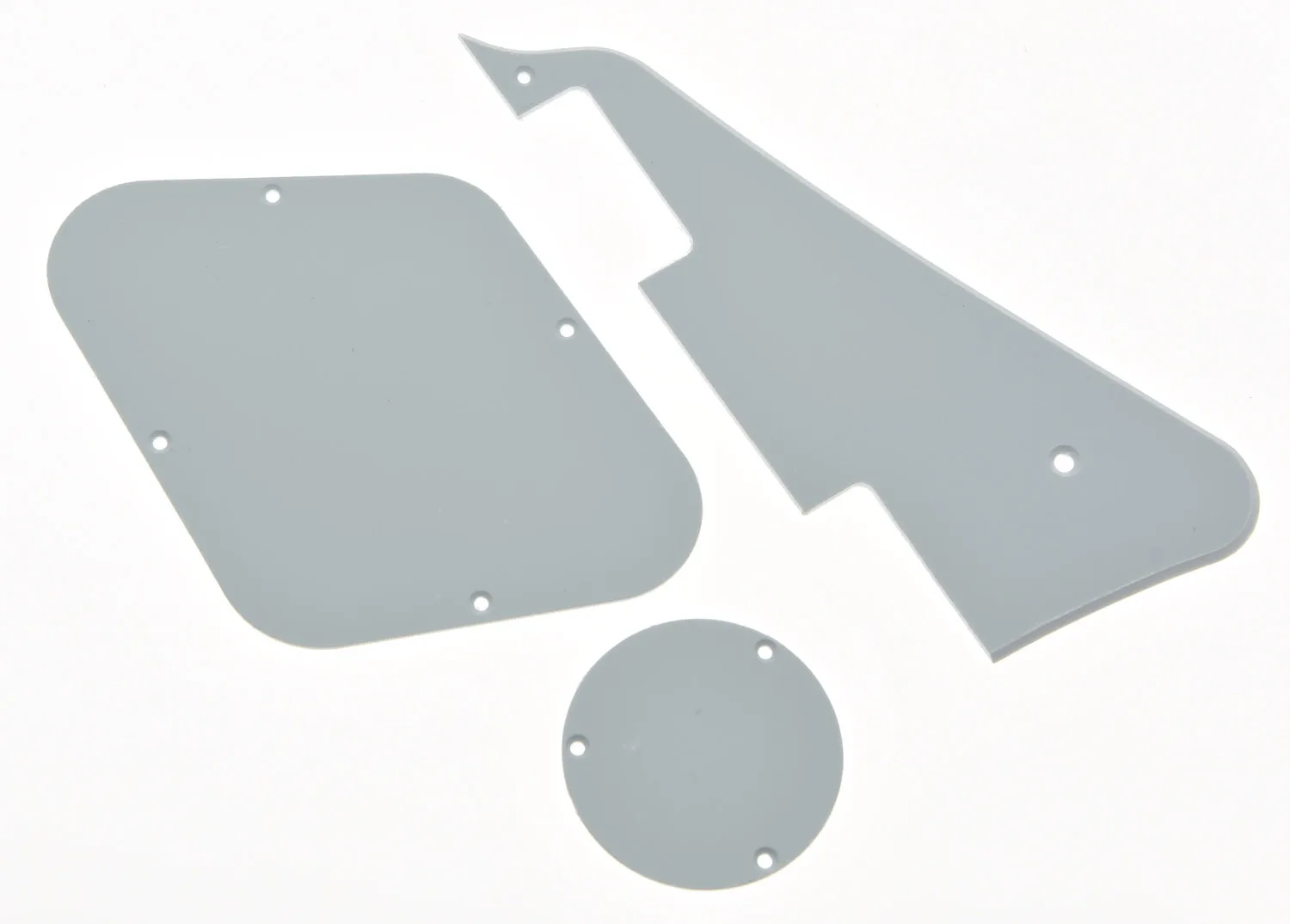 

KAISH LP Pickguard & Rear Plate Switch Cavity Covers White 1Ply for Epi LP