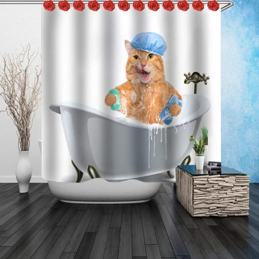 Крючки для душевой занавески 12 шт. декоративные Антикоррозийные кольца крючки