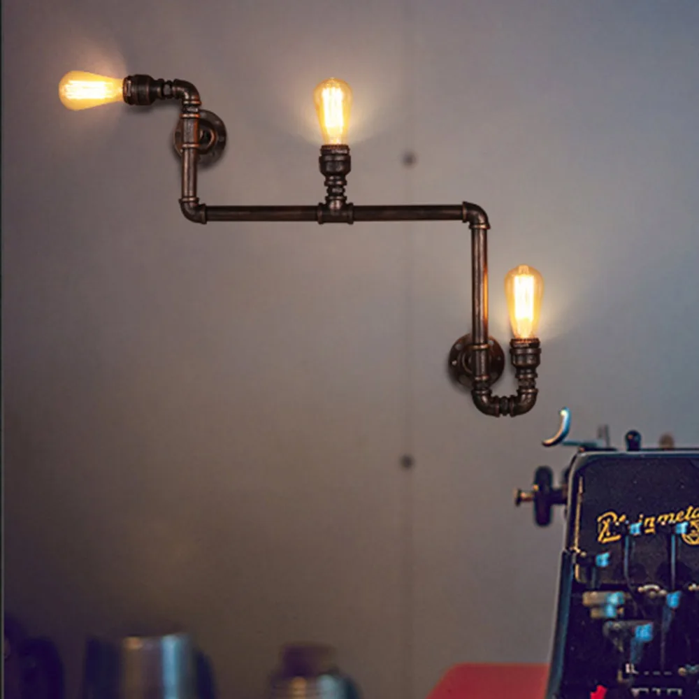 110В-220В чердак промышленные настенные лампы антикварные светильники Эдисона с