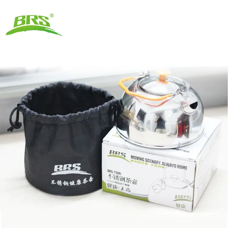 BRS-TS06/BRS-TS07 чайник из нержавеющей стали для кемпинга воды кухонная посуда уличная |