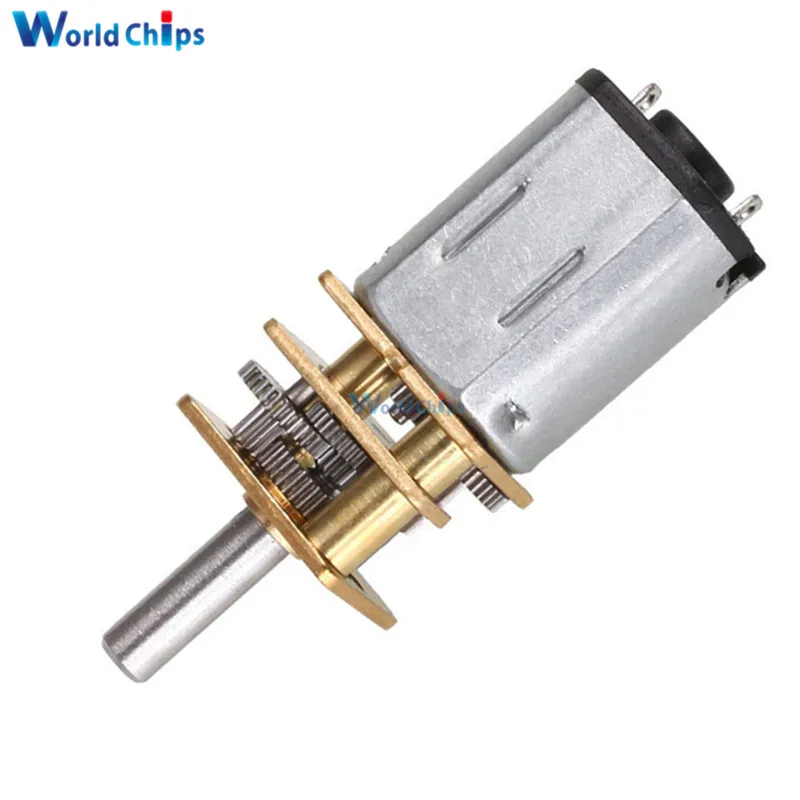 12 В 300 об/мин Мини DC металлический редукторный двигатель с редукторным валом