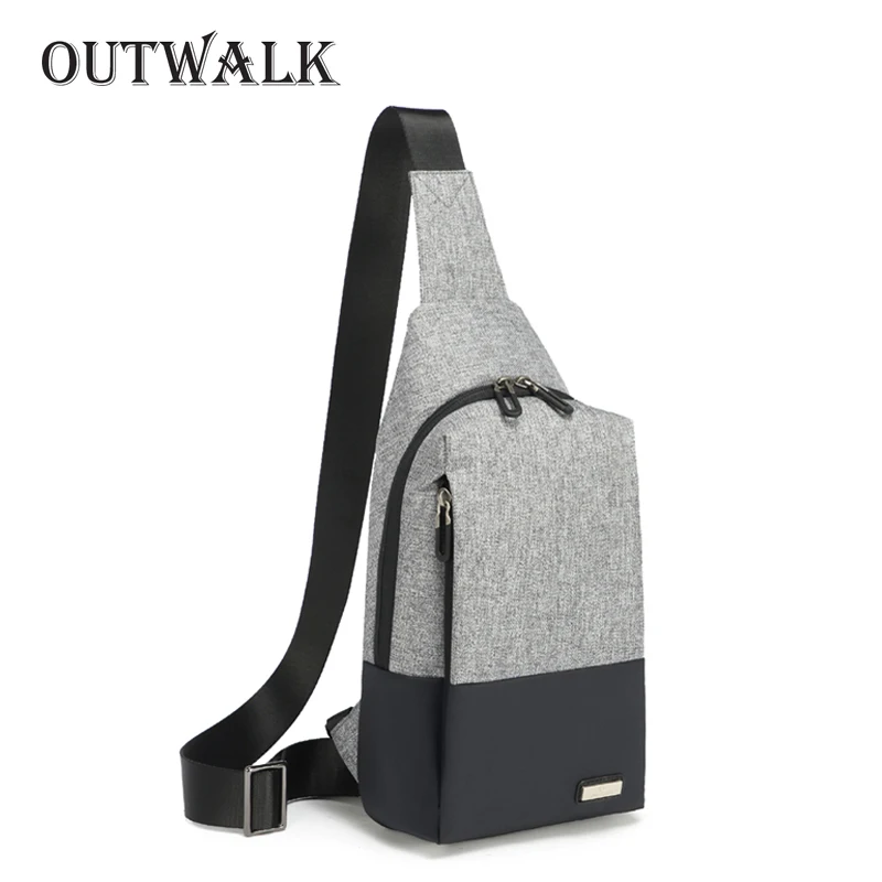 OUTWALK Новая мужская нагрудная Сумка дизайнерская сумка короткая мессенджеры