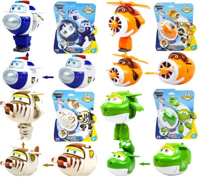 4 шт./лот превращение супер крыльев катапульты яйца игрушки Мини Супер крылышки