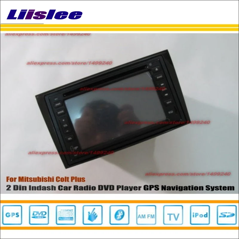 Liislee для Mitsubishi Colt плюс 2012~ 2007 радио CD DVD плеер gps Navi навигации системы двойной Din аудиомагнитолы автомобильные установка комплект