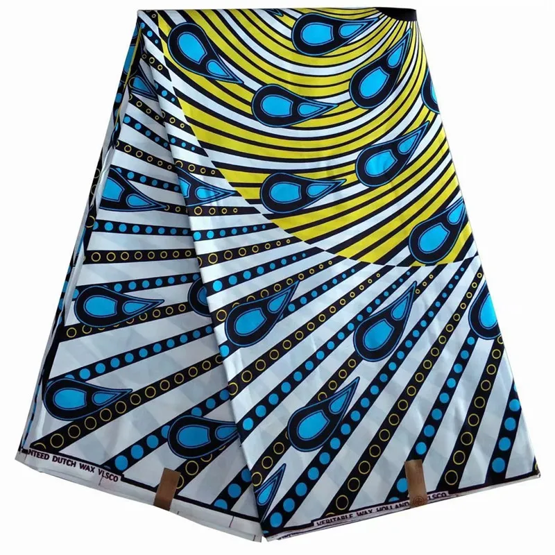 2018 latest fabric high quality holland wax prints real hollandais printed Nigerian for wedding xffz60-327 | Дом и сад