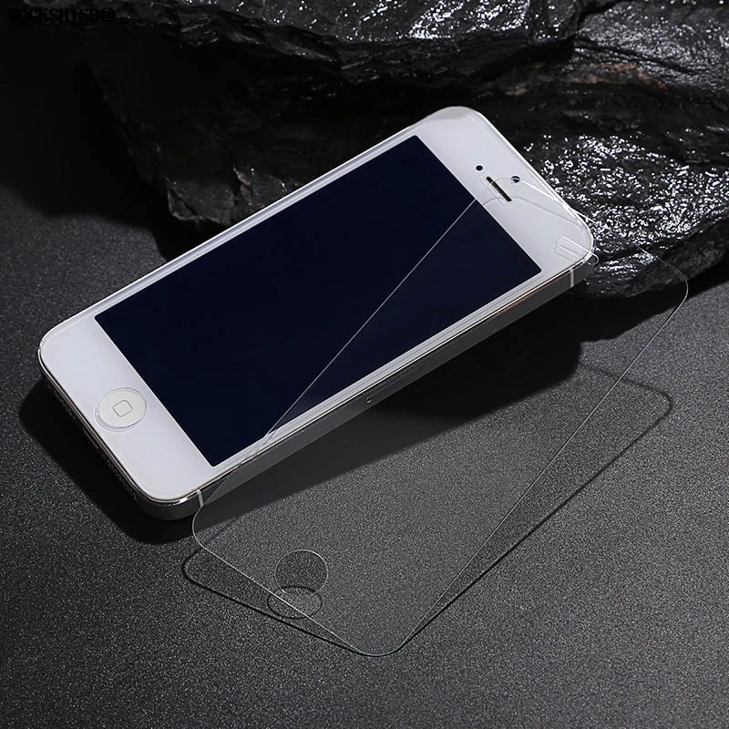 Защитный чехол из закаленного стекла 9H для iPhone X XR Xs 11 Pro Max 7 8 Plus 4 Φ 5 5C 5SE 6 6S защитная