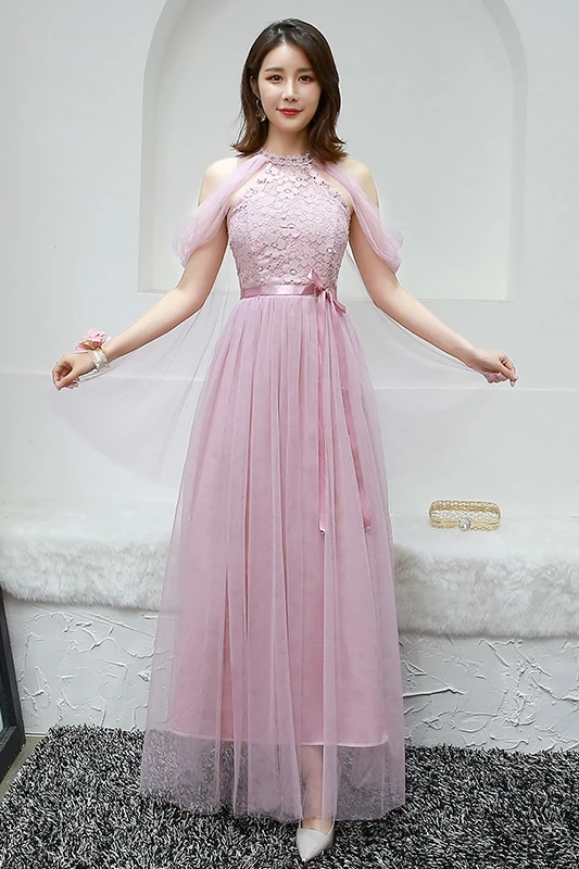 Серые короткие платья подружки невесты кружевные вечерние из тюля с круглым