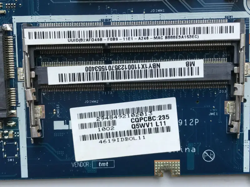 Высокое качество Q5WVH LA 7912P для Acer Aspire V3 571G E1 материнской NBY1X11001 PGA989 DDR3 GT630M 2 ГБ 100%