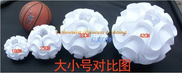 DIY люстра лампа головоломка IQ шар люстра PP волны, Размер 23 см, E27, AC110-240V