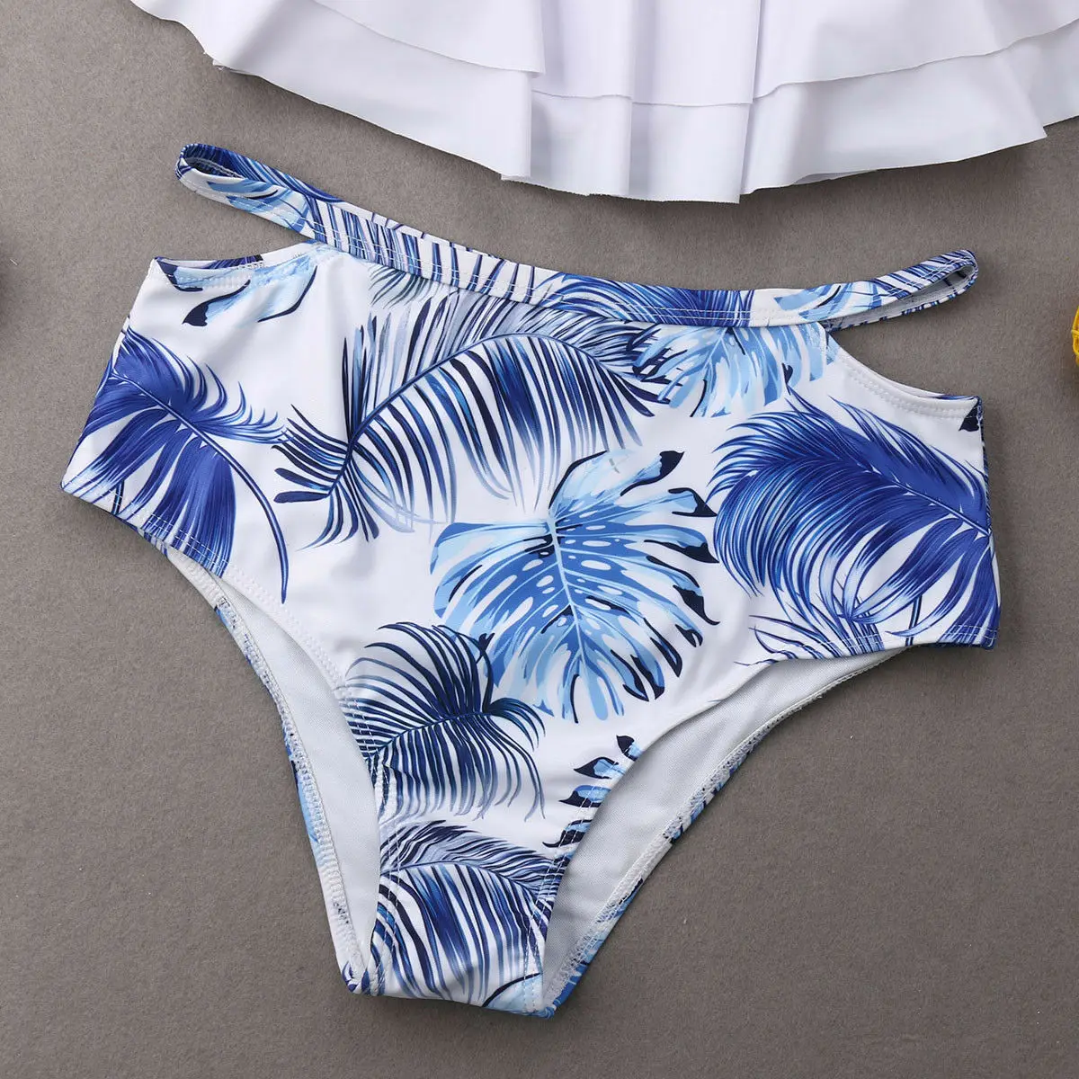 Семейный купальник Цельный с принтом растений для мамы дочери детей малышей