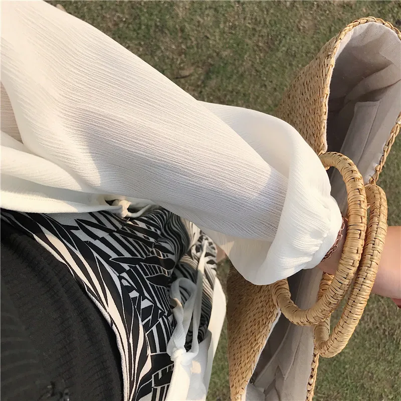 

New Fashion Summer Women Thin Kimono Sleeves Loose Asymmetric Hem Long Cardigan Free Size Female Open Stitch YZH44
