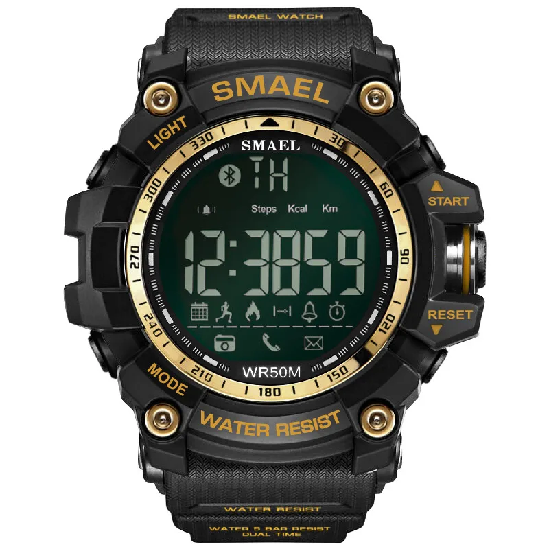 

SMAEL Fashion Casual Brand Men's Watch Smart Bluetooth Digital Sports Mens Clock Wrist Watches Waterproof dijital kol saati