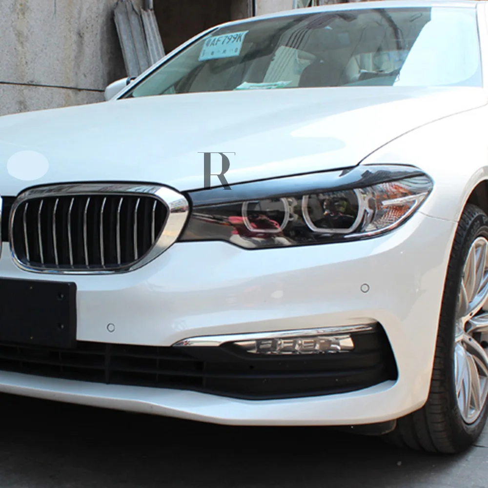 Передняя лампа из углеродного волокна для BMW G30 G31 520 530 540 550 2017 2019 Pre Facelift|bmw eyebrow|cover