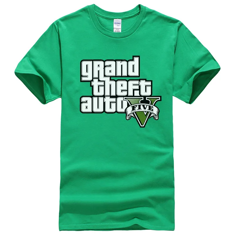 Grand Theft Auto GTA Футболка Мужская Уличная Длинная с GTA 5 Футболка мужская и женская футболка летние топы с коротким рукавом футболки GTA5 T143