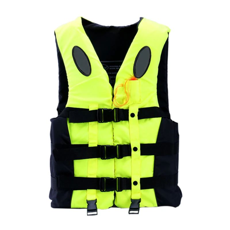 

Universal Water Sports Polyester Adult Kids Life Jacket Drifting Vest Survival Suit Swimming Boating Ski Vest +Whistle