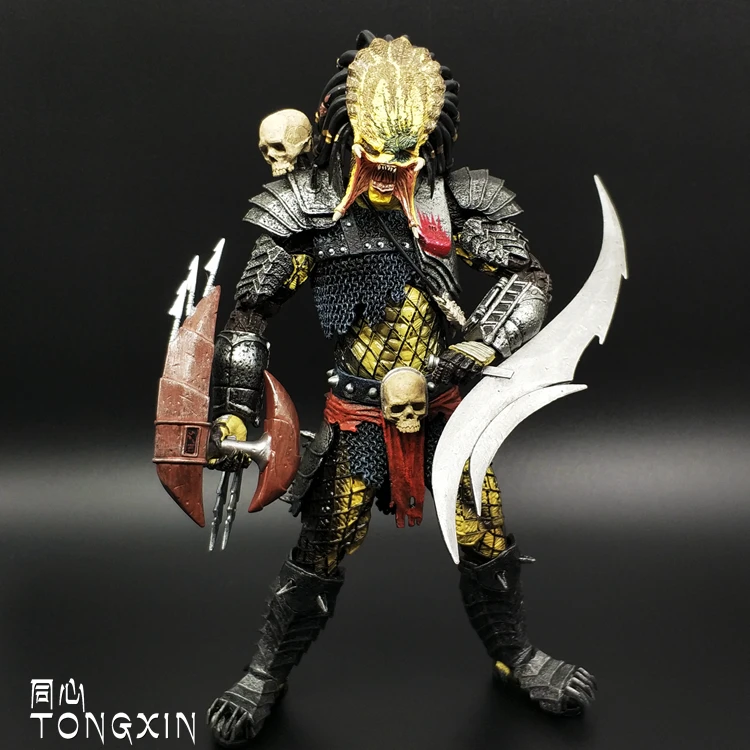 NECA AVP Aliens vs. Predator серия Young Blood/Elder Predator Охотник на змею фигурка игрушки 18 см