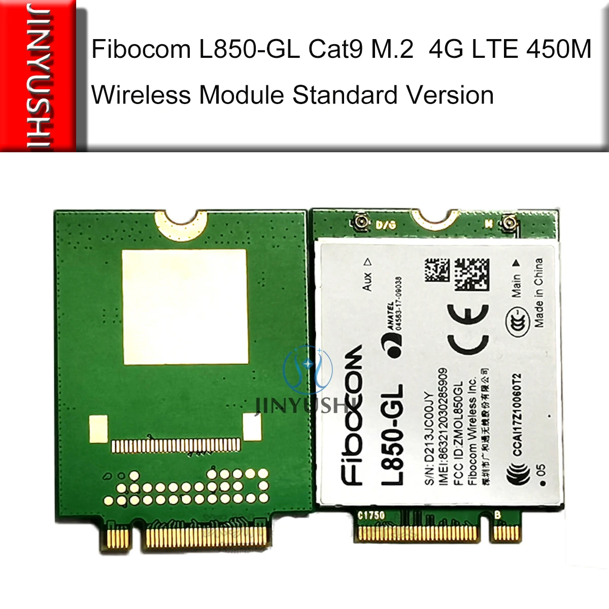 Новый оригинальный беспроводной модуль JINYUSHI Fibocom L850-GL M.2 LTE-FDD/LTE-TDD/WCDMA 4G cat9 450M