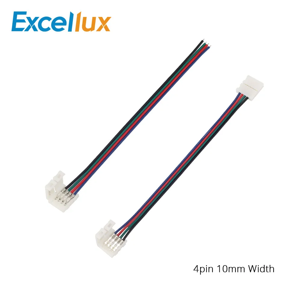 5 шт. Бесплатная пайка 4 контактный разъем RGB аксессуары для светодиодной ленты
