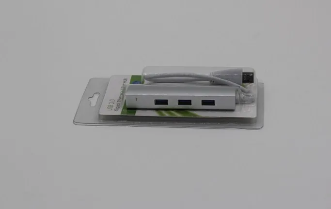 3 разъём(ов) USB 3.0 с питанием от шины Hub RJ45 10 / 100 1000 Gigabit Ethernet конвертер интернет