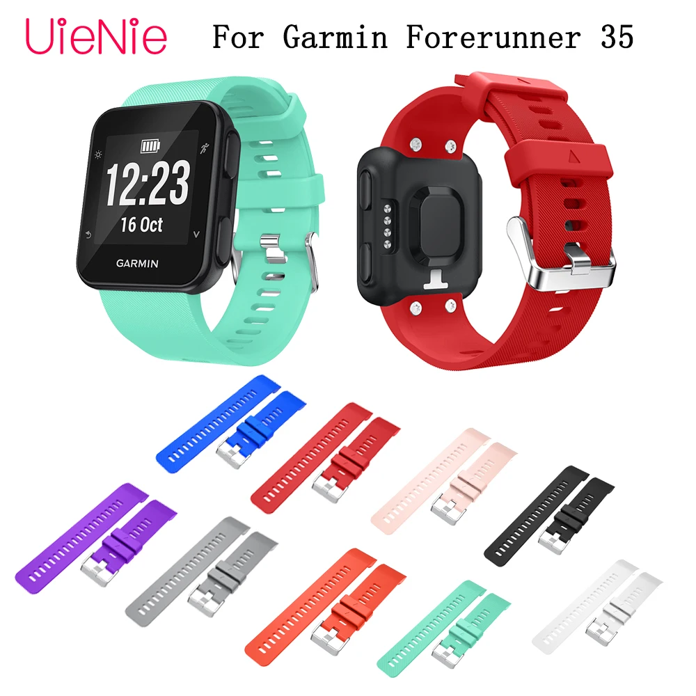 

Silicagel soft Band replacement Wrist strap For Garmin Forerunner 35 Smart Watch band Silicone Bracelet adjustable Wristband