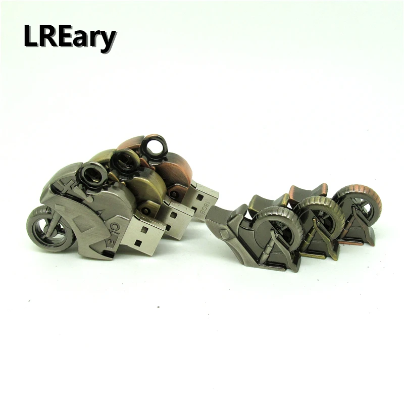 Hot sale USB 2.0 Flash Drives Metal motorcycle model memory stick usb flash pen drives 4GB 8GB 16GB 32GB pendrives | Компьютеры и офис